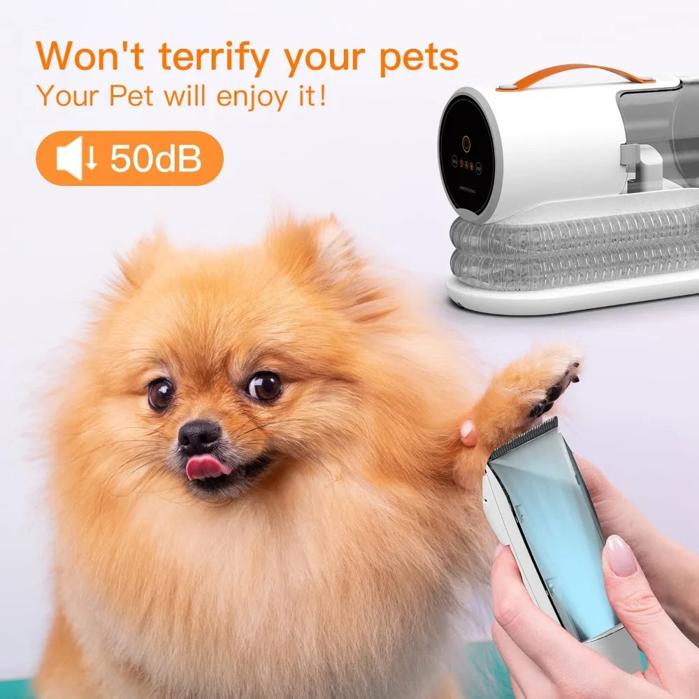 Dog Supplies 5 Pet Grooming Tools Hair Dryer for Dogs Quiet Puppy 12000Pa Strong Pet Grooming Vacuum PG100 Accessories Products