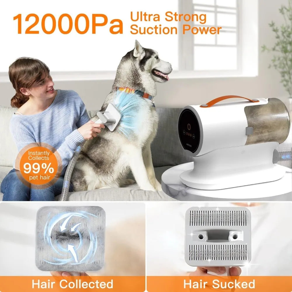 Dog Supplies 5 Pet Grooming Tools Hair Dryer for Dogs Quiet Puppy 12000Pa Strong Pet Grooming Vacuum PG100 Accessories Products