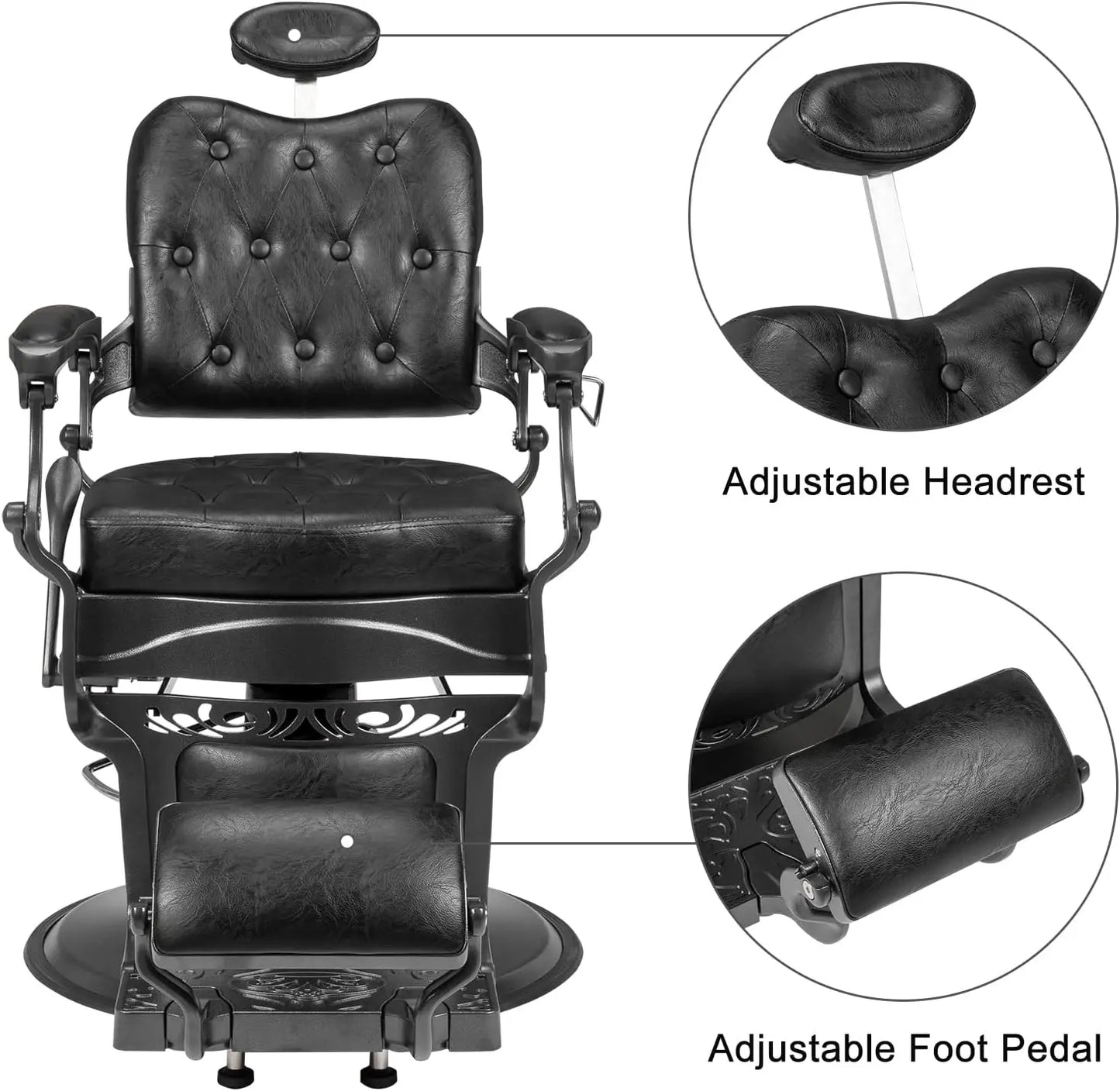 Heavy Duty Recline Barber Chair