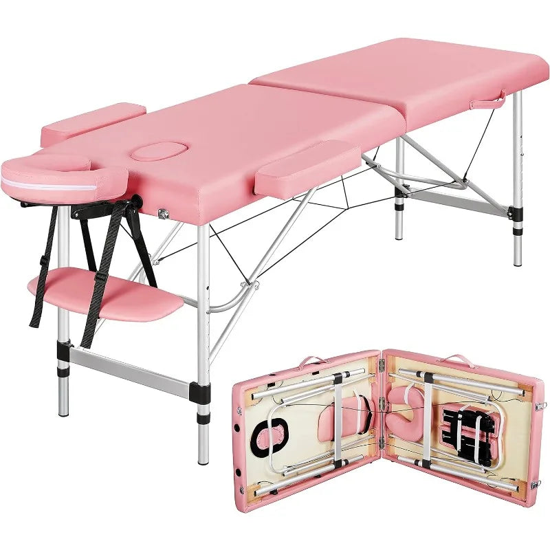 Portable Massage Table Spa Beds with Rolling Stool