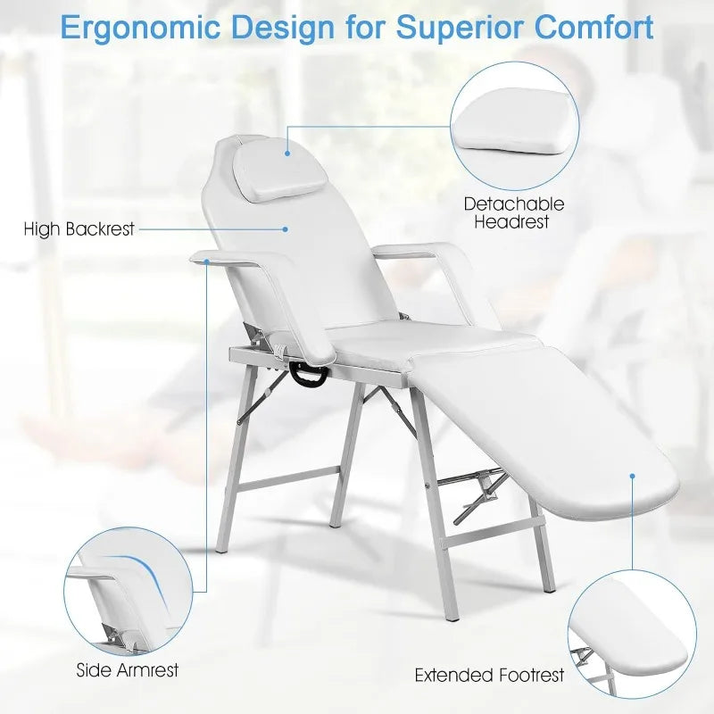 Portable Folding Spa Bed Table