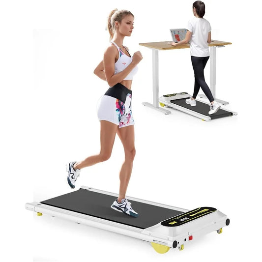 Walking Pad Under Desk Treadmill, Portable Mini Walking Treadmills for Home/Office, 2.25HP Walking Jogging Machine with 265 lbs