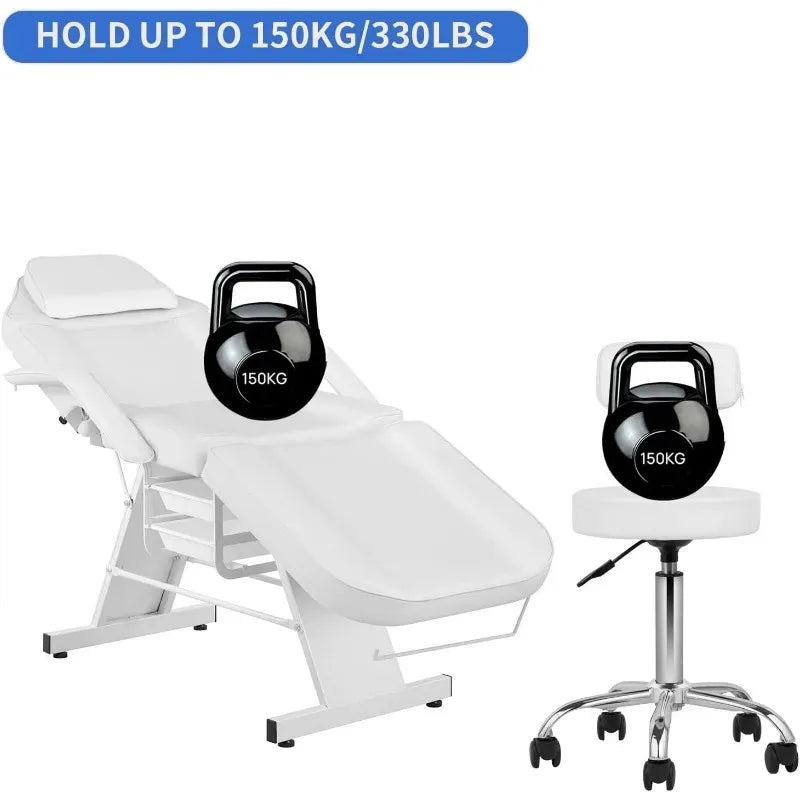 Multipurpose Salon Chair with Hydraulic Stool for Esthetician Beauty