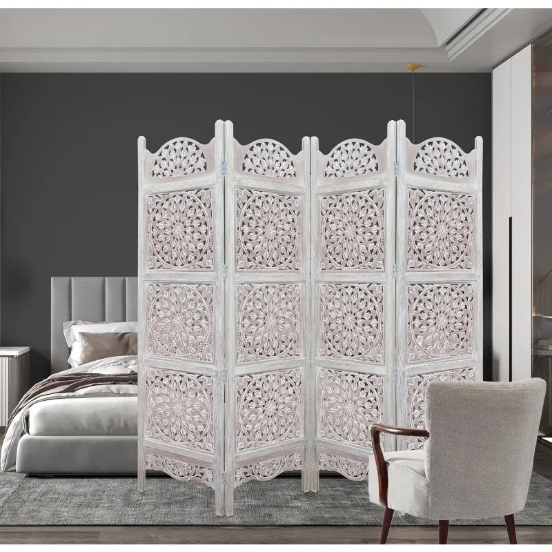 Room Divider Wood Floor Screen