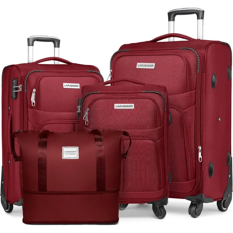 Luggage Sets 4 Piece with Duffel Bag