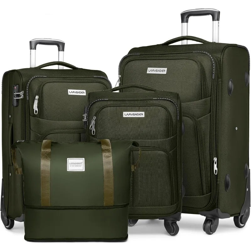 Luggage Sets 4 Piece with Duffel Bag