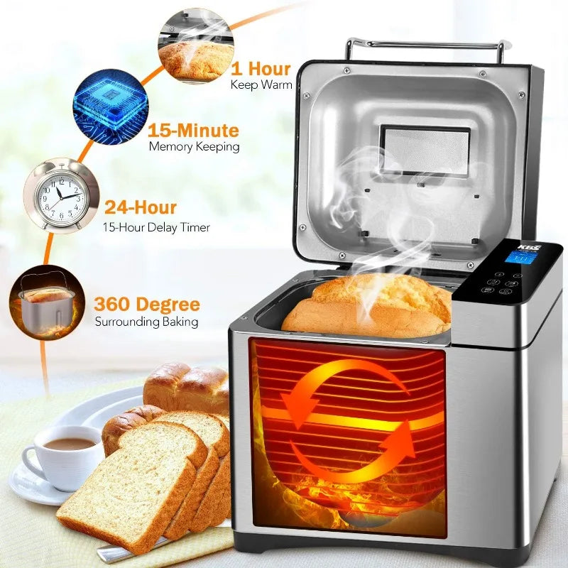 Stainless Steel Bread Machine