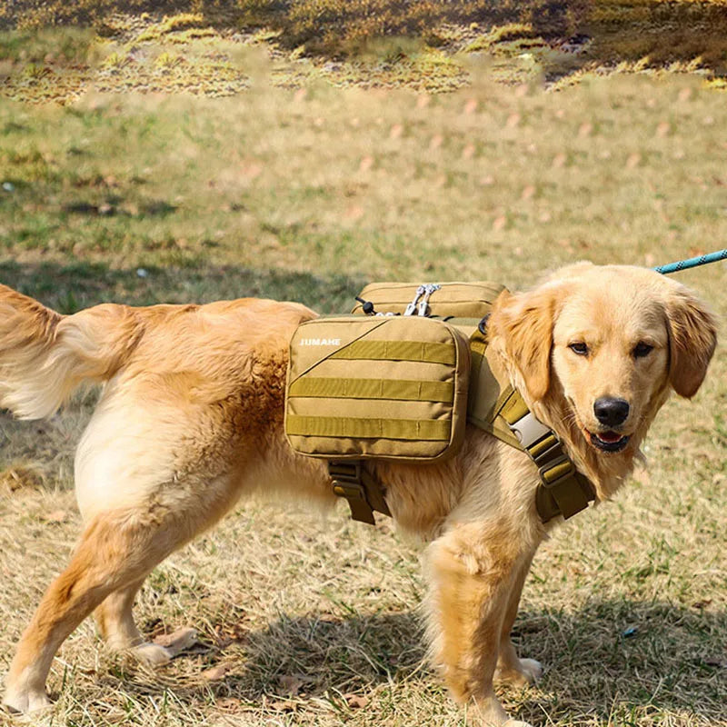 Pet Tactical Backpack for Medium and Large Dogs