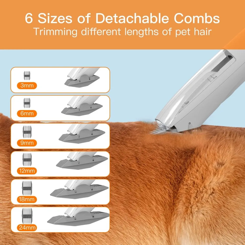 Dog Supplies 5 Pet Grooming Tools Hair Dryer for Dogs Quiet Puppy 12000Pa Strong Pet Grooming Vacuum PG100 Accessories Products