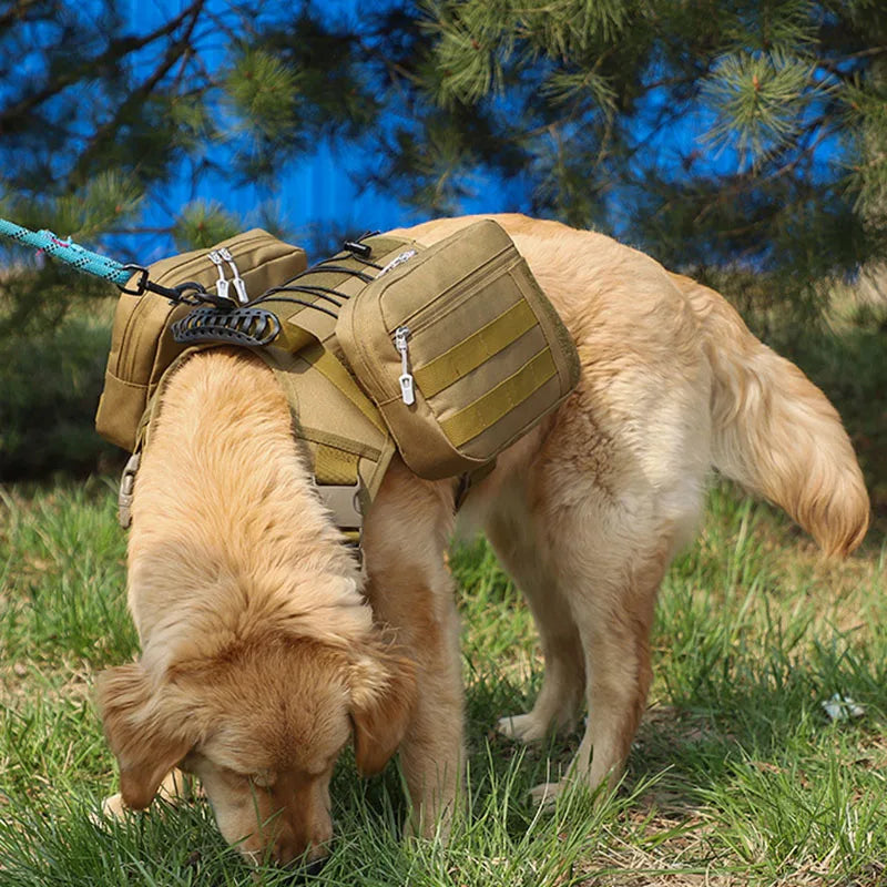 Pet Tactical Backpack for Medium and Large Dogs