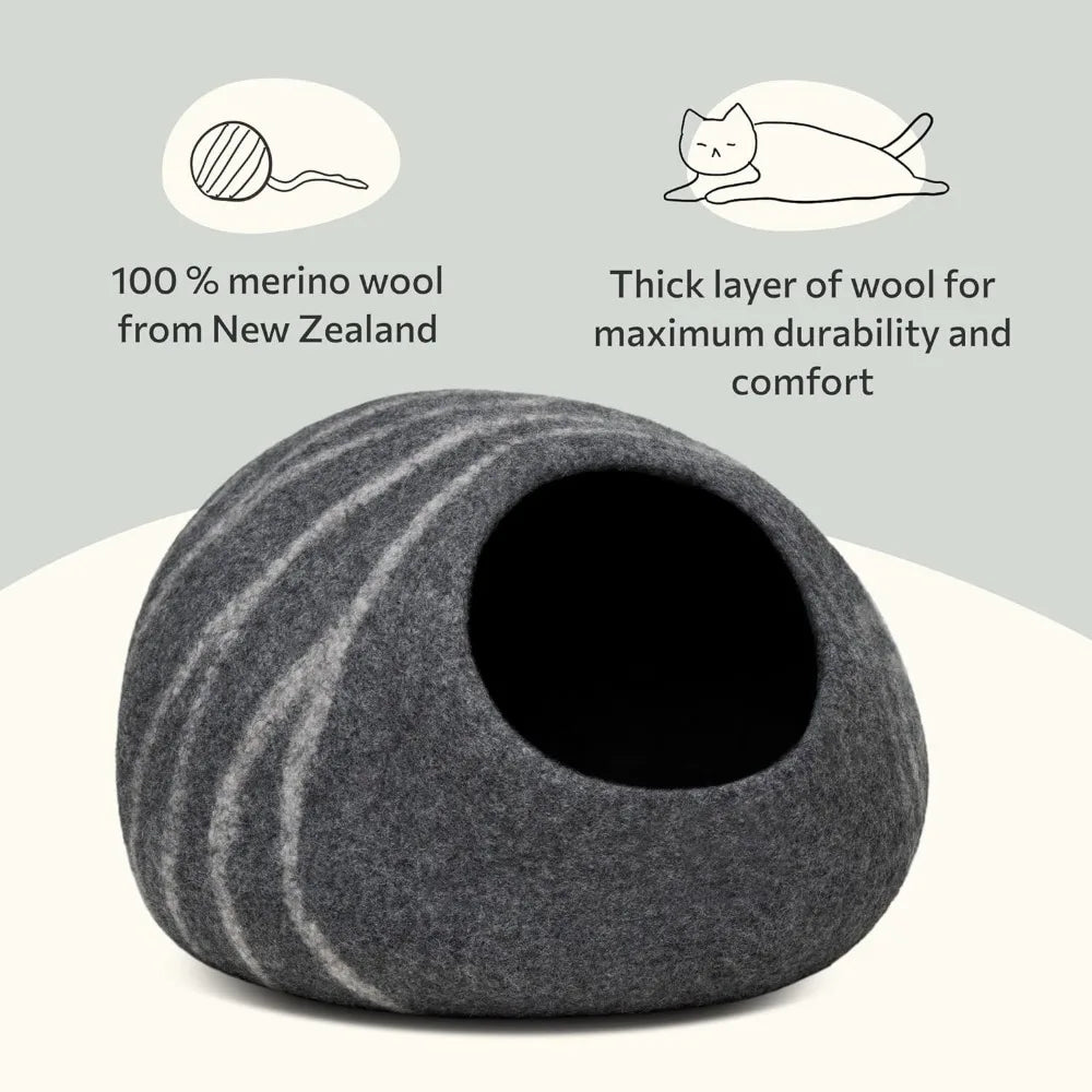 Felt Cat Bed Cave