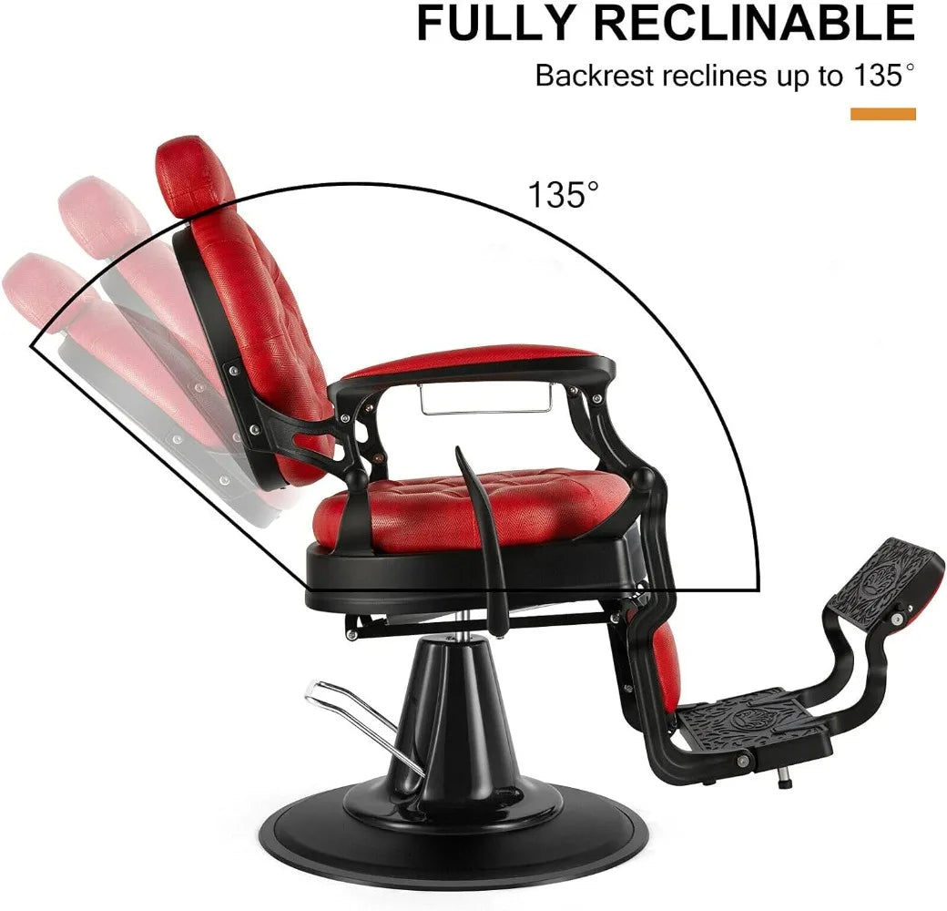 Retro Barber Chair Heavy Duty