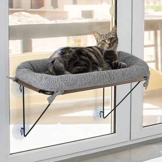 Cat Window Perch with Supported Under Metal