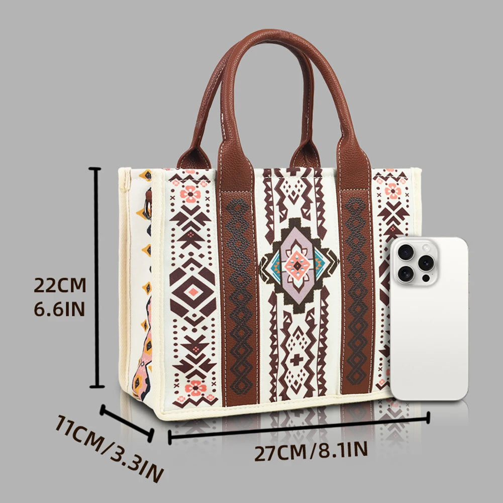 2pcs/set Women Bag Fashion Bohemian Retro Messenger Bags with Clutch Purse Large Capacity Shoulder Bag Ethnic Style Designer Bag