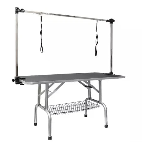 US 32"/36in./46in Dog Grooming Table Adjustable Pet Cat Grooming Table w/Arm Noose Mesh Tray pet accessories dog grooming