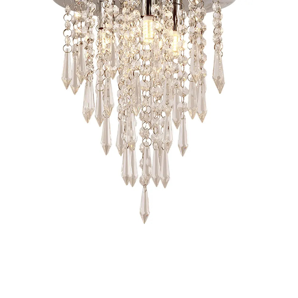 LED Ceiling Light Flush Mount Ceiling Lamp Crystal Chandelier Lighting Fixture