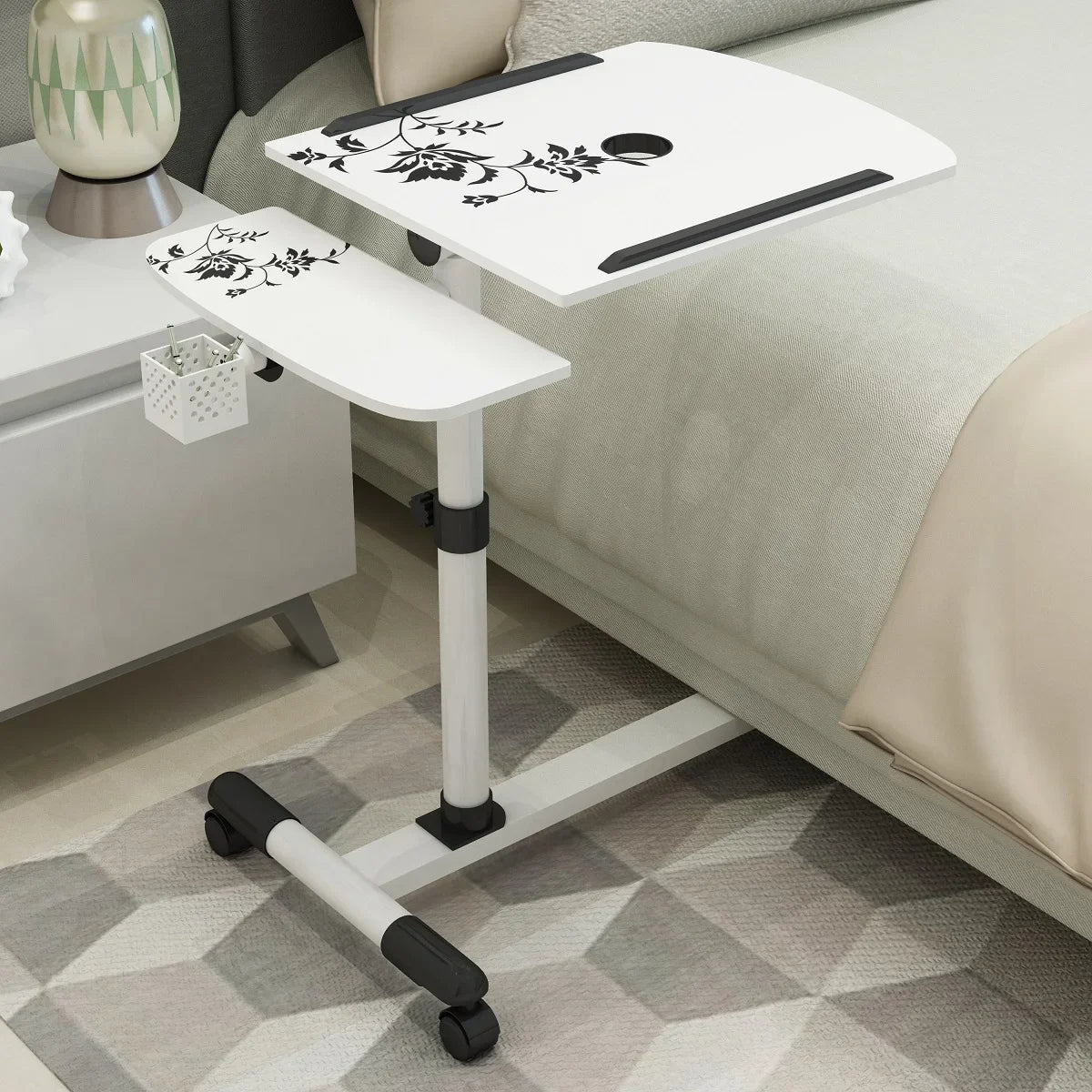 New Lifting Notebook Table Computer Desk Mobile Bedside Sofa Bed Learning Desk Folding Laptop Table Adjustable Table HY