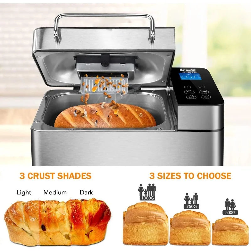 Stainless Steel Bread Machine