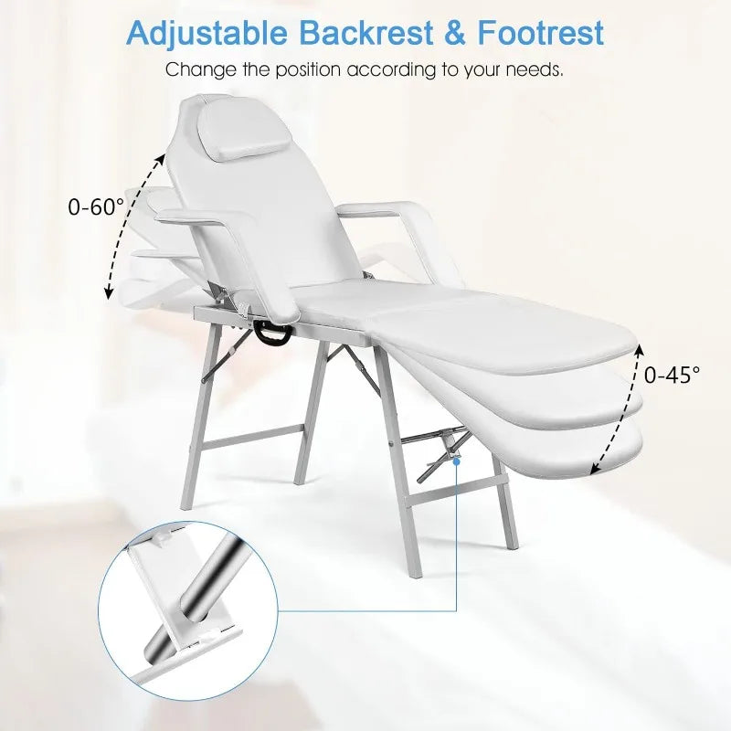 Portable Folding Spa Bed Table