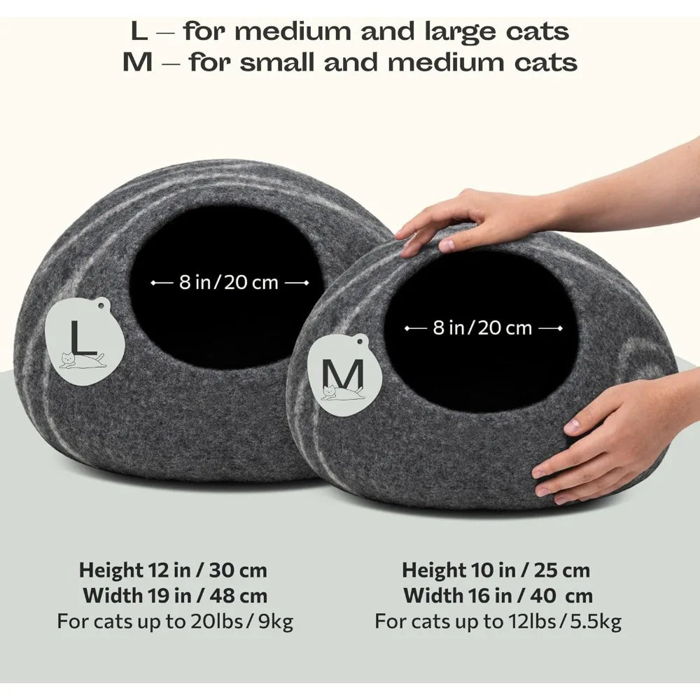 Felt Cat Bed Cave