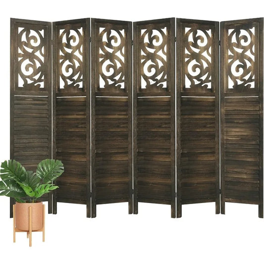 6 Panel Wood Room Dividers