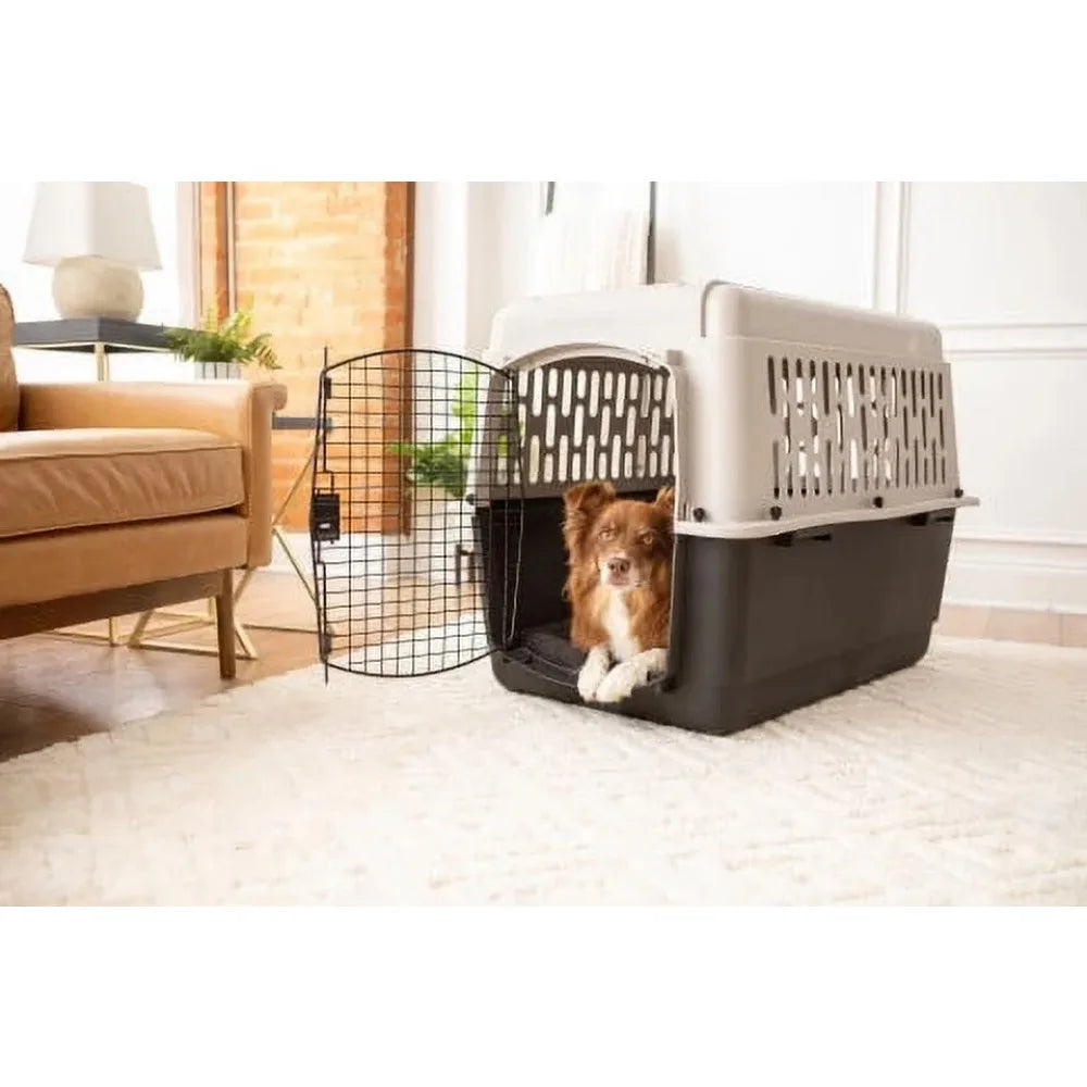 Pet Kennel Medium Dog Crate Plastic Travel Pet Carrier for Pets Indoor Dog Fence Puppy House Supplies Products Home Garden